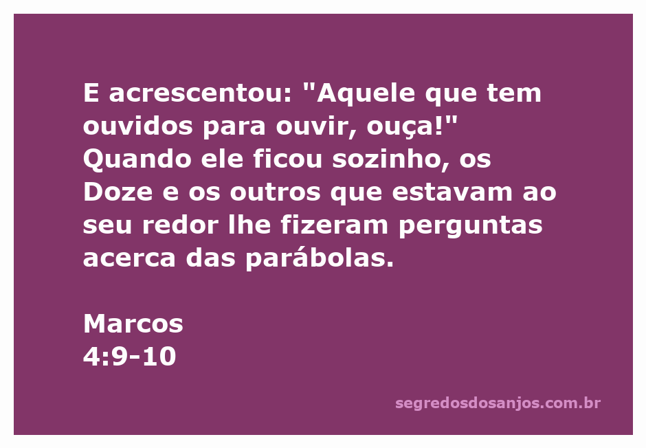 Jesus ensinando seus discípulos sobre a importância de ouvir e compreender suas palavras.