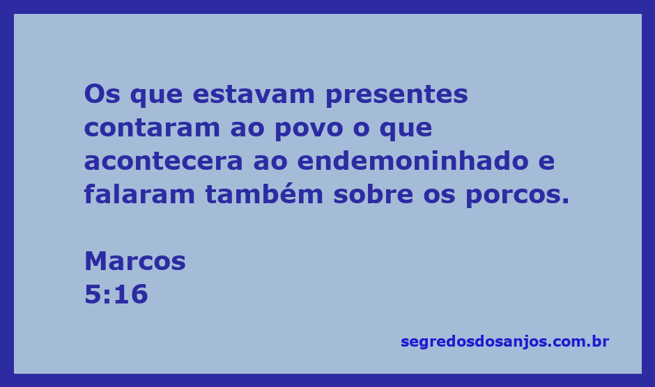 Representação do momento em que as pessoas relatam o milagre do endemoninhado e a destruição dos porcos.