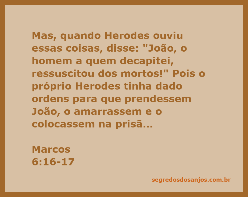 Ilustração de Herodes refletindo sobre a ressurreição de João Batista e suas ações passadas