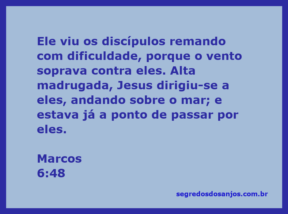 Jesus andando sobre as águas, enquanto os discípulos lutam contra o vento em um barco.