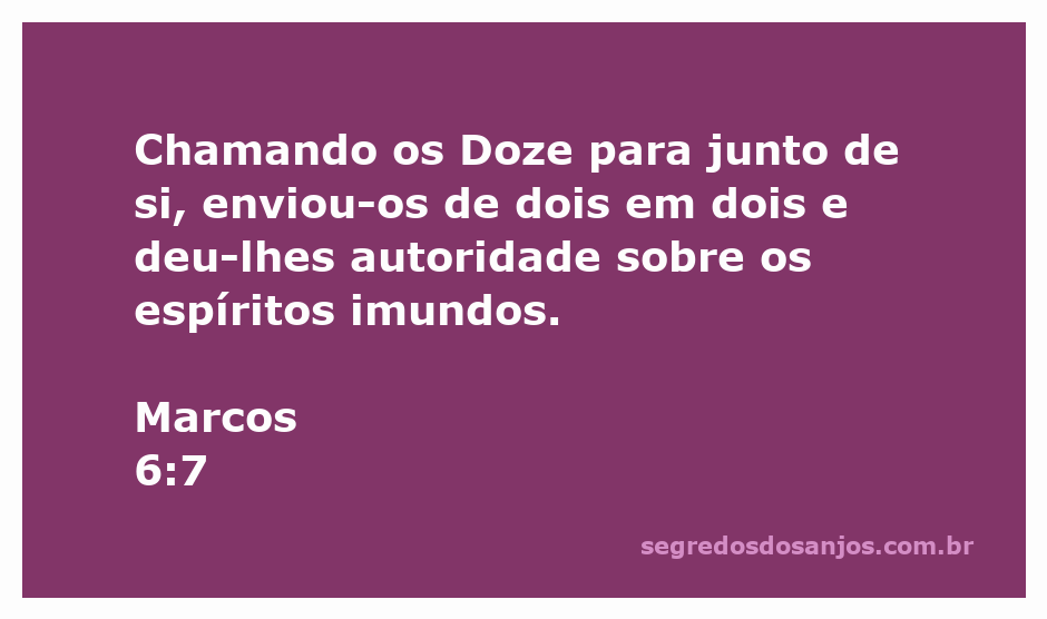 Jesus enviando os Doze apóstolos em missão para curar e expulsar demônios