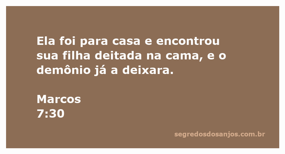 Mulher encontrando sua filha curada em casa após a expulsão de um demônio.