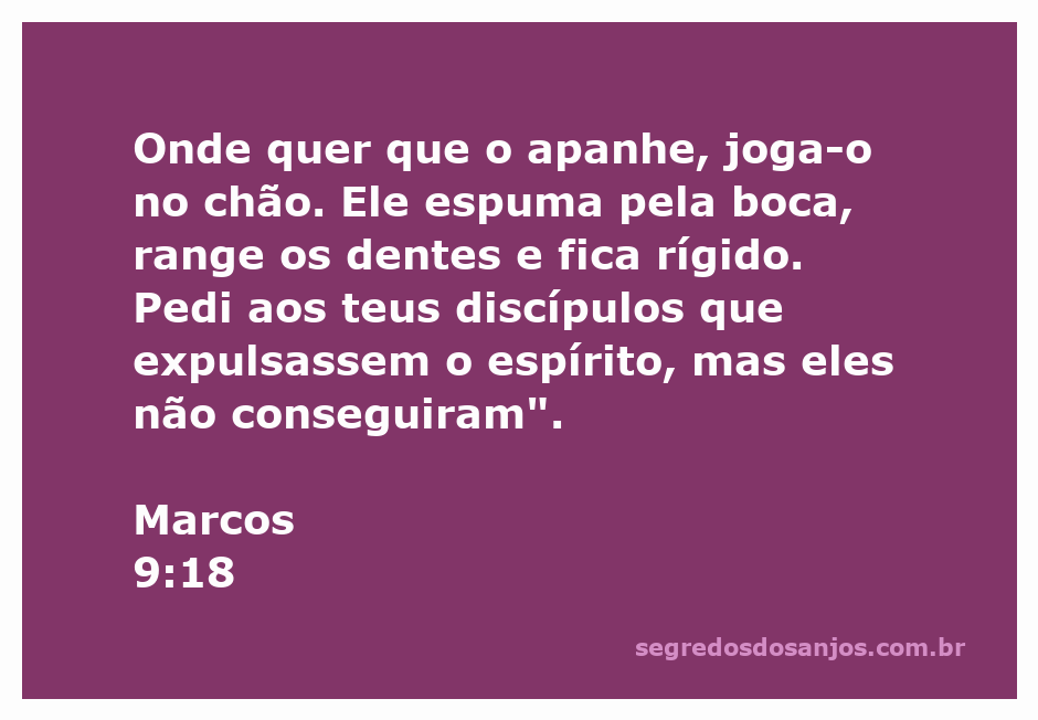 Ilustração de um menino possuído por um espírito maligno, mostrando sua aflição enquanto os discípulos tentam ajudá-lo.