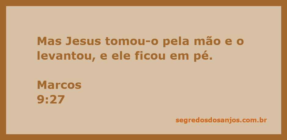 Jesus levantando um homem, simbolizando cura e restauração conforme Marcos 9:27.