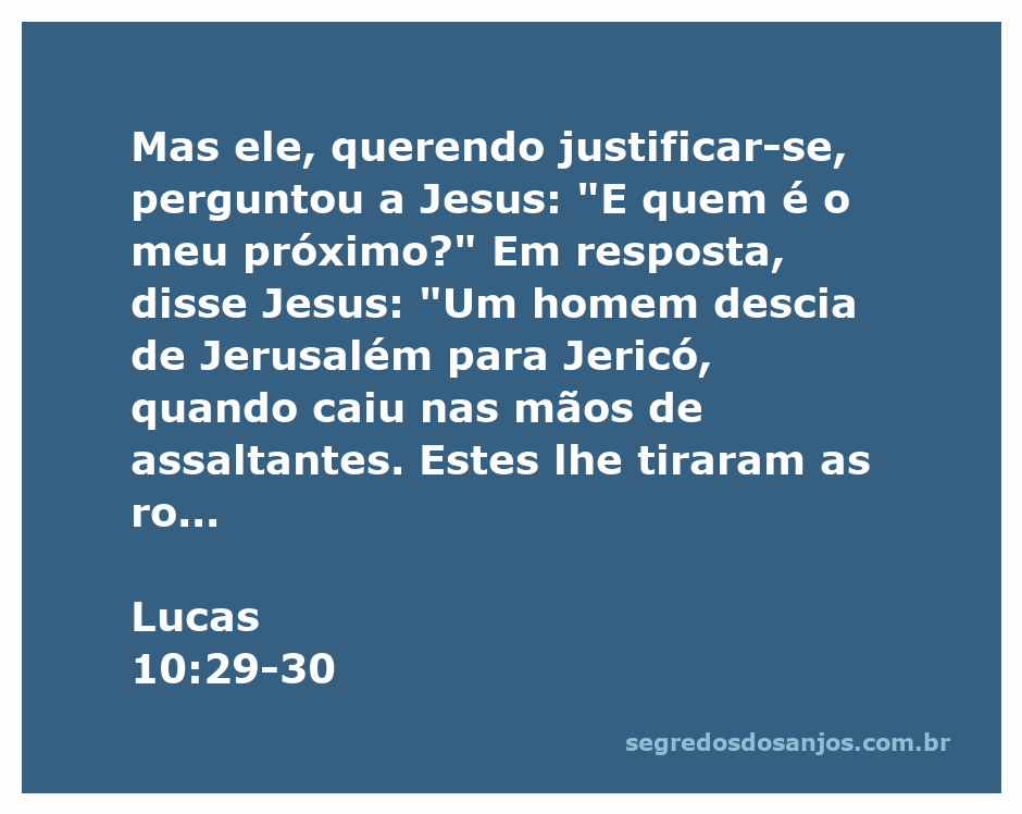 Ilustração da parábola do Bom Samaritano, mostrando um homem ferido à beira da estrada entre Jerusalém e Jericó.