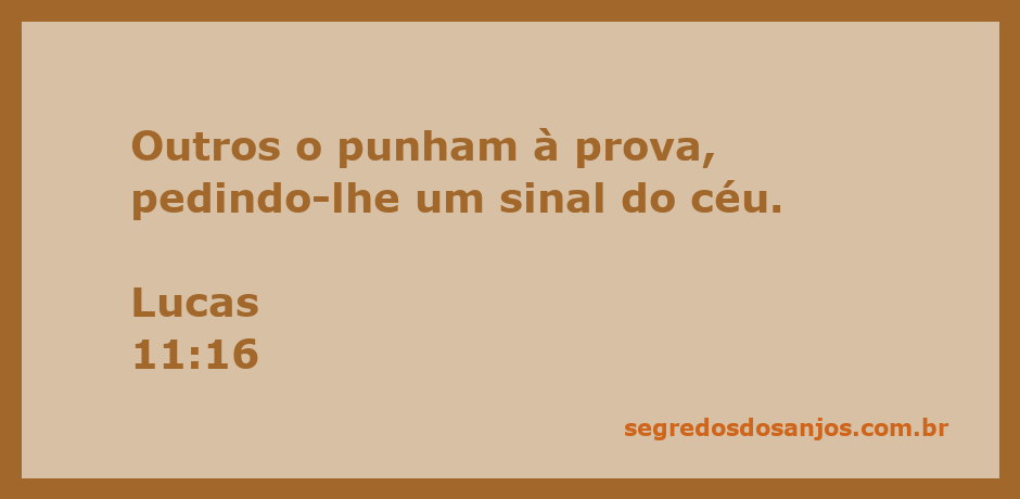 Imagem que representa a passagem de Lucas 11:16 onde pessoas desafiam Jesus pedindo um sinal do céu.