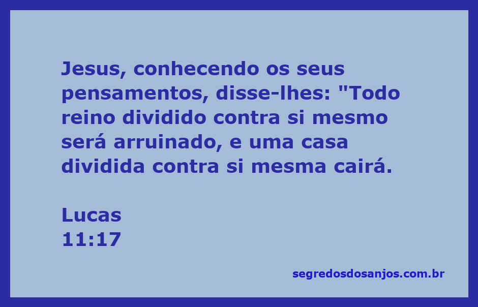 Ilustração de Jesus ensinando sobre a unidade e a divisão, com referência a Lucas 11:17.