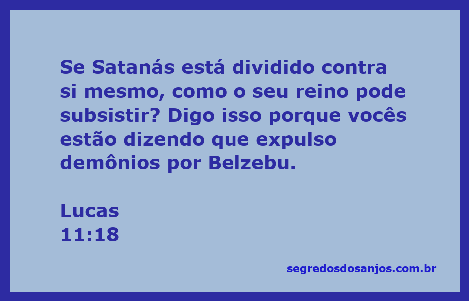 Ilustração de Lucas 11:18, mostrando Jesus discutindo sobre a divisão de reinos e a expulsão de demônios.