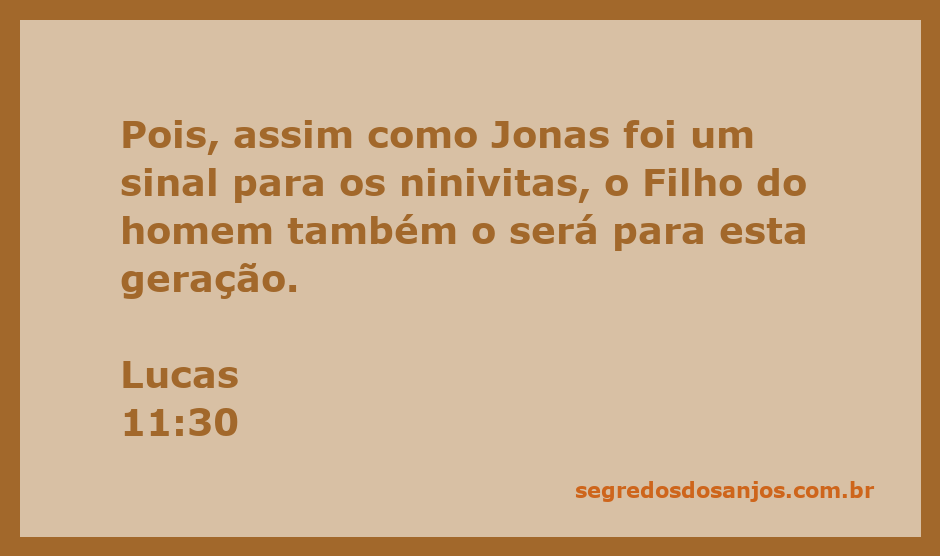 Imagem representando Jonas como um sinal para os ninivitas, simbolizando o Filho do homem para a geração atual.