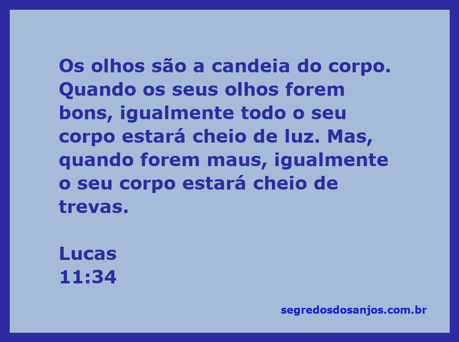 Ilustração dos olhos representando a luz e a escuridão no corpo, simbolizando a passagem de Lucas 11:34.