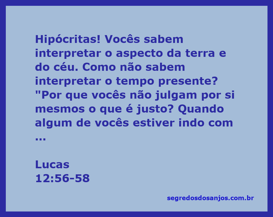 Ilustração do versículo de Lucas 12:56-58, destacando a importância de interpretar o tempo presente e buscar a reconciliação.