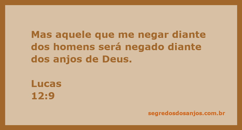 Imagem representativa do versículo Lucas 12:9, enfatizando a importância da fé e da confiança em Deus.