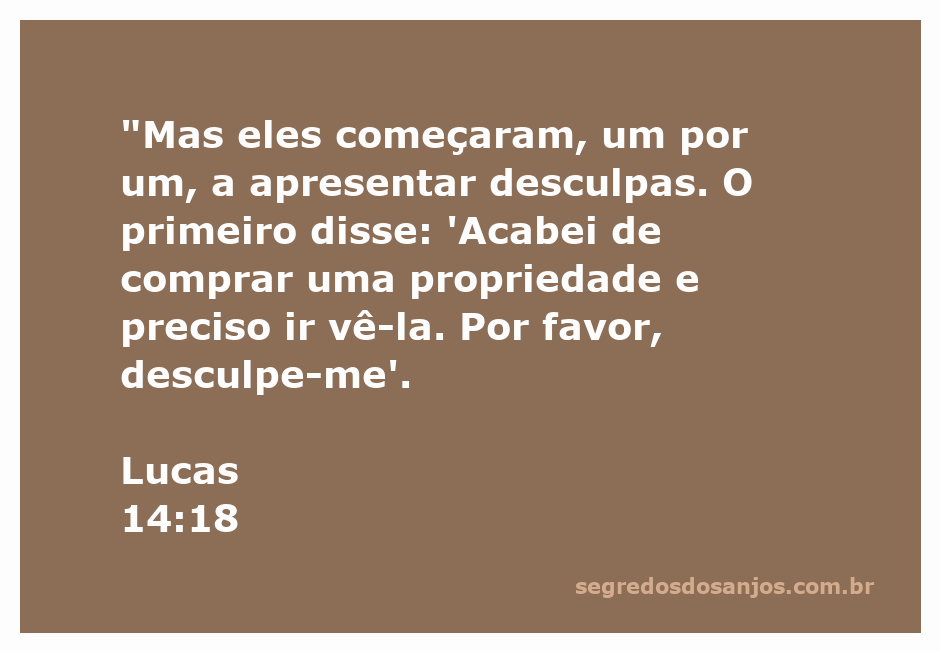 Imagem representativa da parábola do banquete, ilustrando pessoas dando desculpas para não participar.