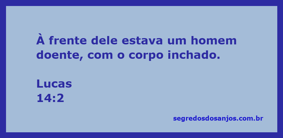 Homem doente com corpo inchado, representando a cura de Jesus