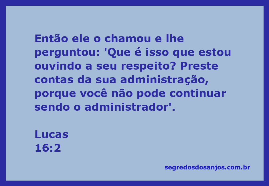 Um administrador sendo chamado para prestar contas de sua administração.