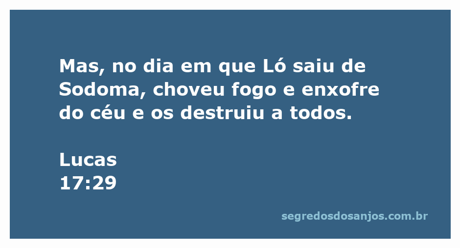 A ilustração de Ló fugindo de Sodoma enquanto chove fogo e enxofre do céu.
