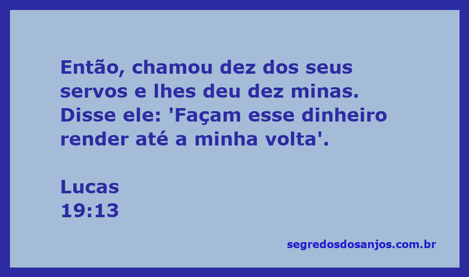 Ilustração de servos recebendo minas como símbolo de responsabilidade e trabalho