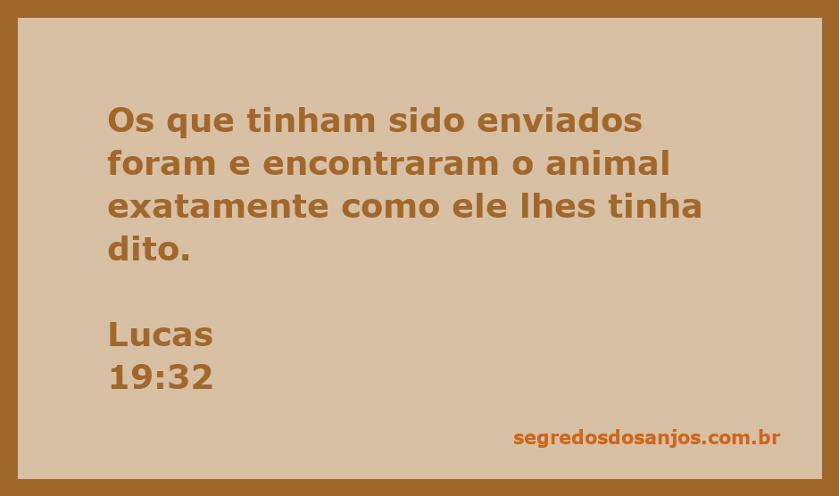 Os discípulos encontrando o jumentinho conforme a instrução de Jesus.