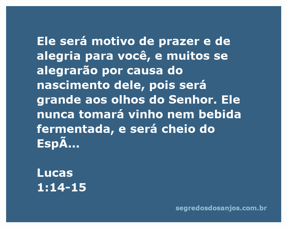 Ilustração do nascimento de João Batista, simbolizando alegria e plenitude do Espírito Santo.
