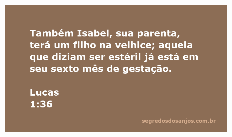 Imagem representando Isabel grávida, simbolizando a bênção da maternidade na velhice, conforme Lucas 1:36.