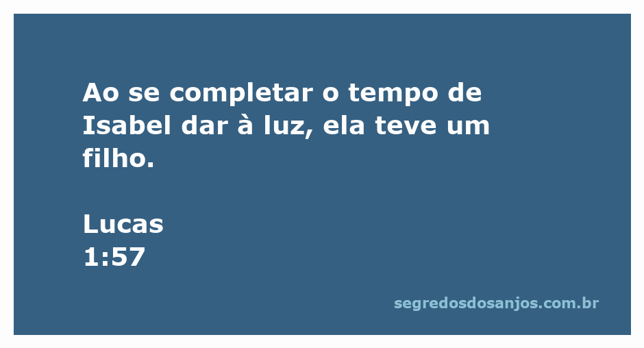 Isabel segurando seu recém-nascido após o parto, simbolizando o cumprimento da promessa divina.