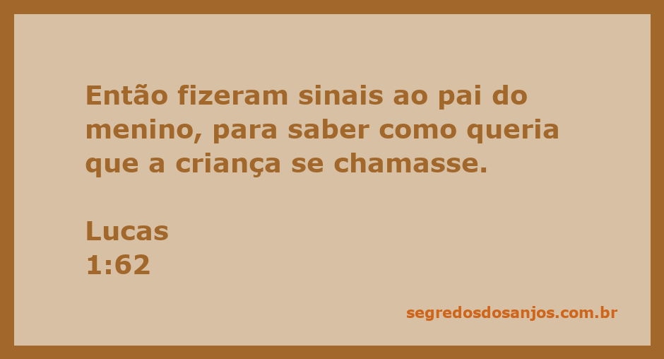 Pai do menino fazendo sinais para escolher o nome da criança conforme a tradição bíblica.