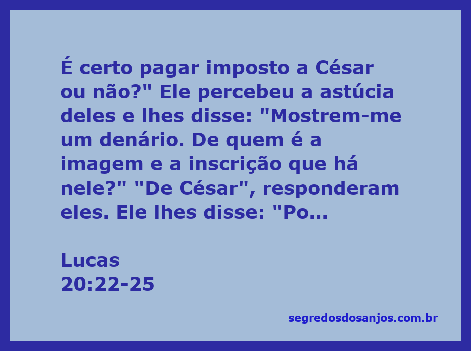 Ilustração de Jesus respondendo a uma pergunta sobre impostos, com um denário em destaque.