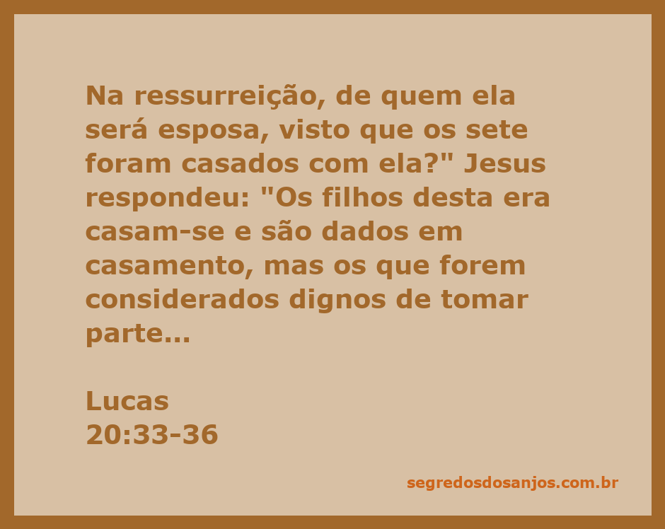 Ilustração de Jesus ensinando sobre a ressurreição e o estado dos filhos de Deus na era futura.