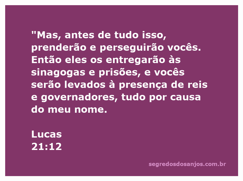 Ilustração da perseguição dos cristãos conforme Lucas 21:12, mostrando pessoas sendo levadas diante de autoridades.