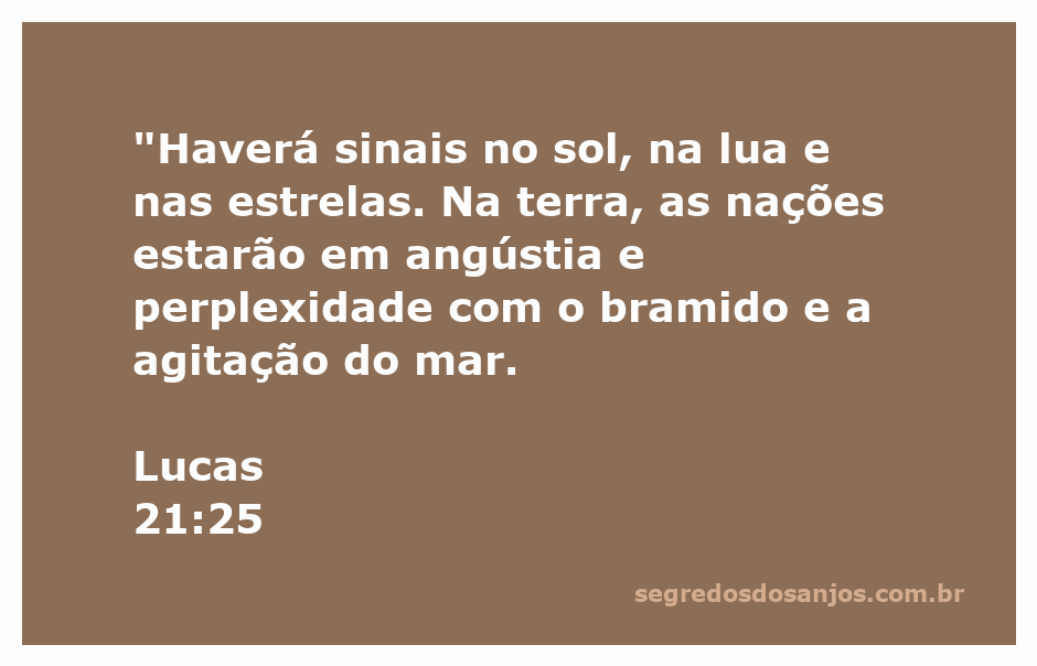 Ilustração de sinais cósmicos com sol, lua e estrelas, representando Lucas 21:25