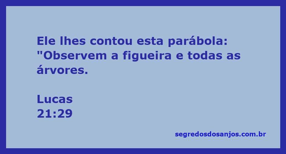 Ilustração de uma figueira e árvores, simbolizando a parábola de Lucas 21:29.