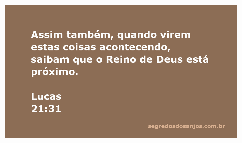 Imagem representativa do Reino de Deus próximo, ilustrando a passagem de Lucas 21:31.