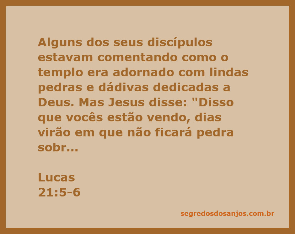 Imagem do Templo de Jerusalém em ruínas, simbolizando a profecia de Jesus sobre a destruição do templo.