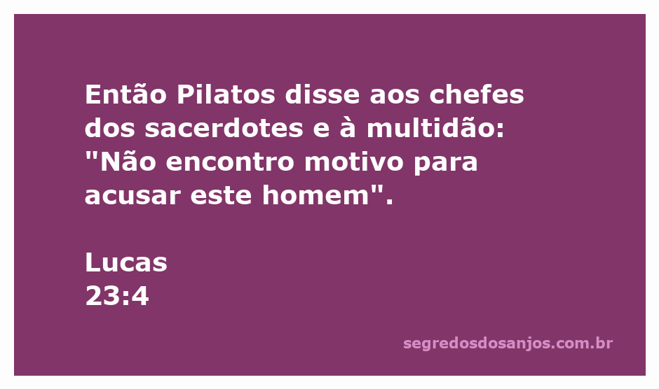 Pilatos declarando a inocência de Jesus diante dos sacerdotes e da multidão.