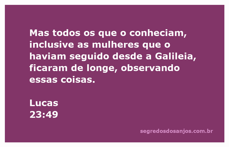 Mulheres observando a crucificação de Jesus à distância, representando a tristeza e o luto.