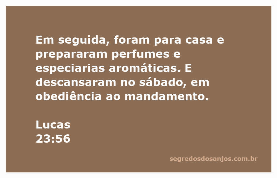 Imagem representativa da preparação de perfumes e especiarias aromáticas após a crucificação de Jesus.