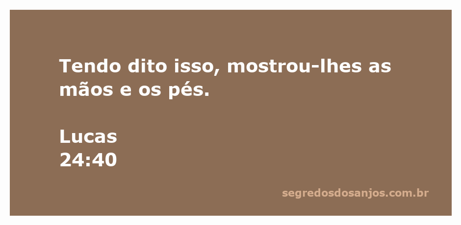 Imagem de Jesus mostrando suas mãos e pés aos discípulos após a ressurreição.