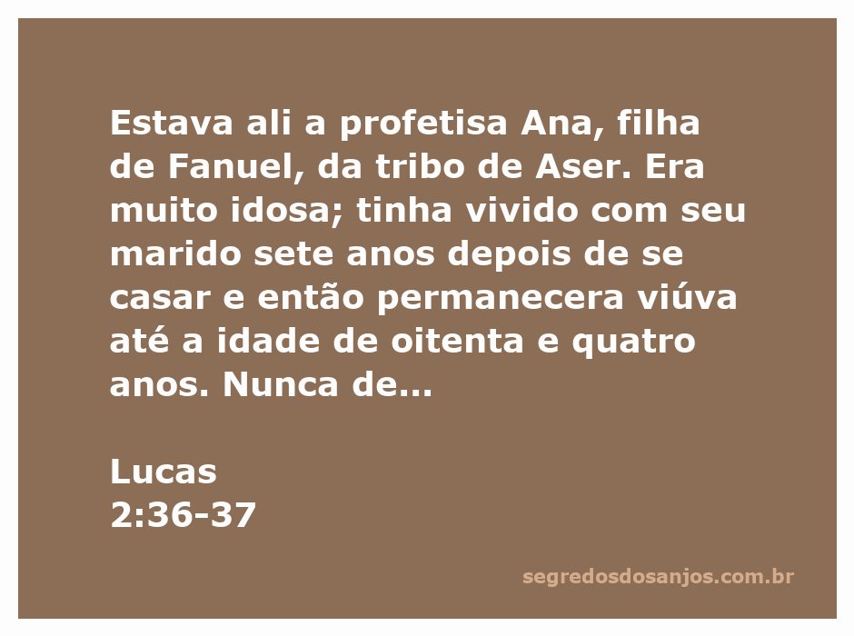 A profetisa Ana, uma mulher idosa, adorando a Deus no templo, simbolizando fé e devoção.