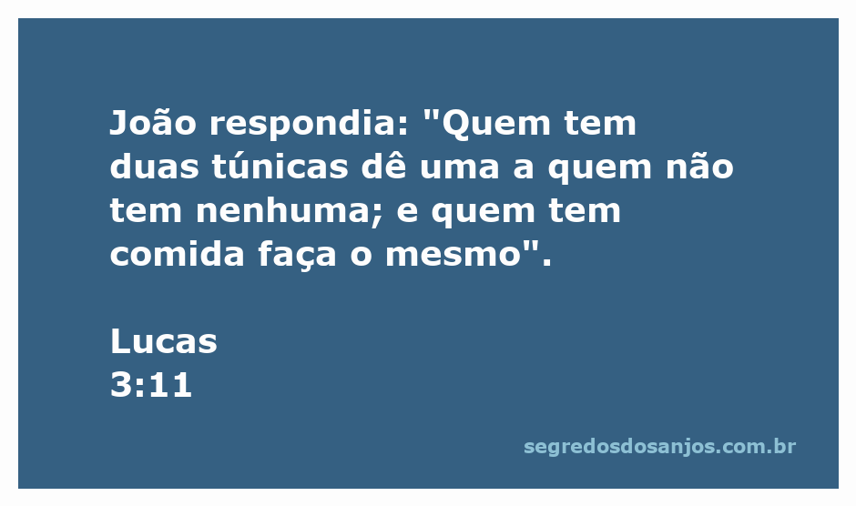 Imagem de João Batista ensinando sobre generosidade e partilha, com uma multidão ao fundo.