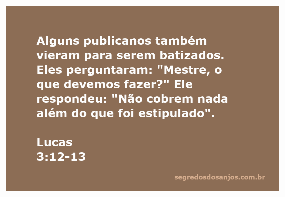 Ilustração de publicanos sendo batizados e perguntando a Jesus sobre suas ações