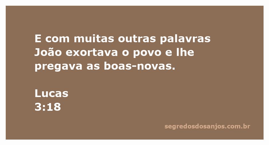 João Batista pregando ao povo sobre as boas-novas