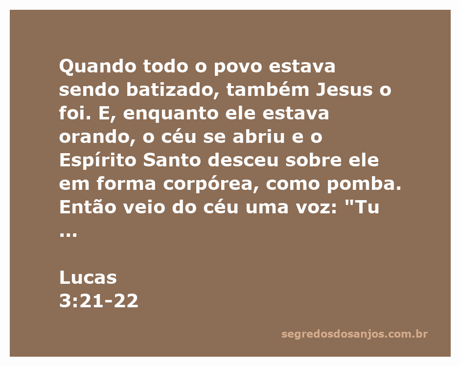 Jesus sendo batizado por João Batista, enquanto o céu se abre e o Espírito Santo desce em forma de pomba.