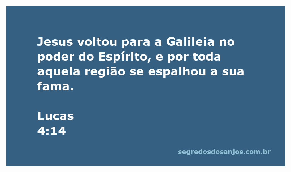 Jesus pregando na Galileia, irradiando poder e fama.
