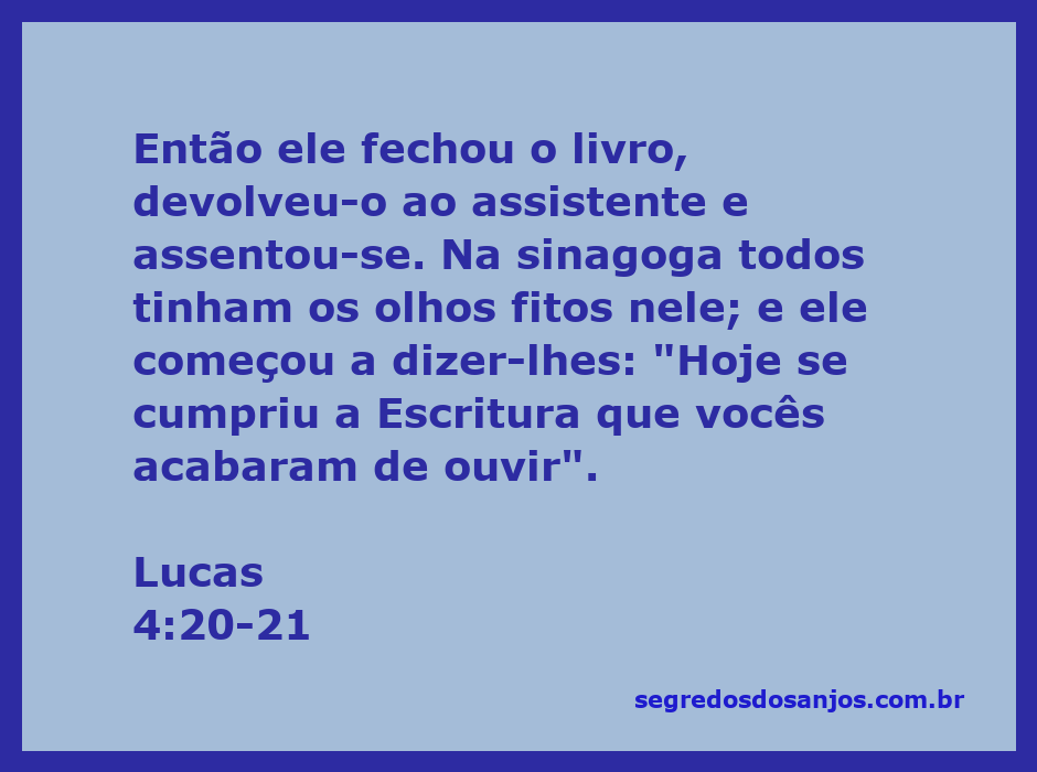 Jesus na sinagoga, fechando o livro após ler uma passagem das Escrituras.