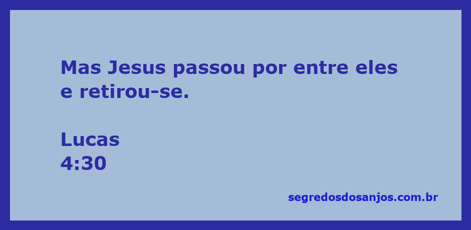 Representação de Jesus passando entre a multidão de forma tranquila e serena.