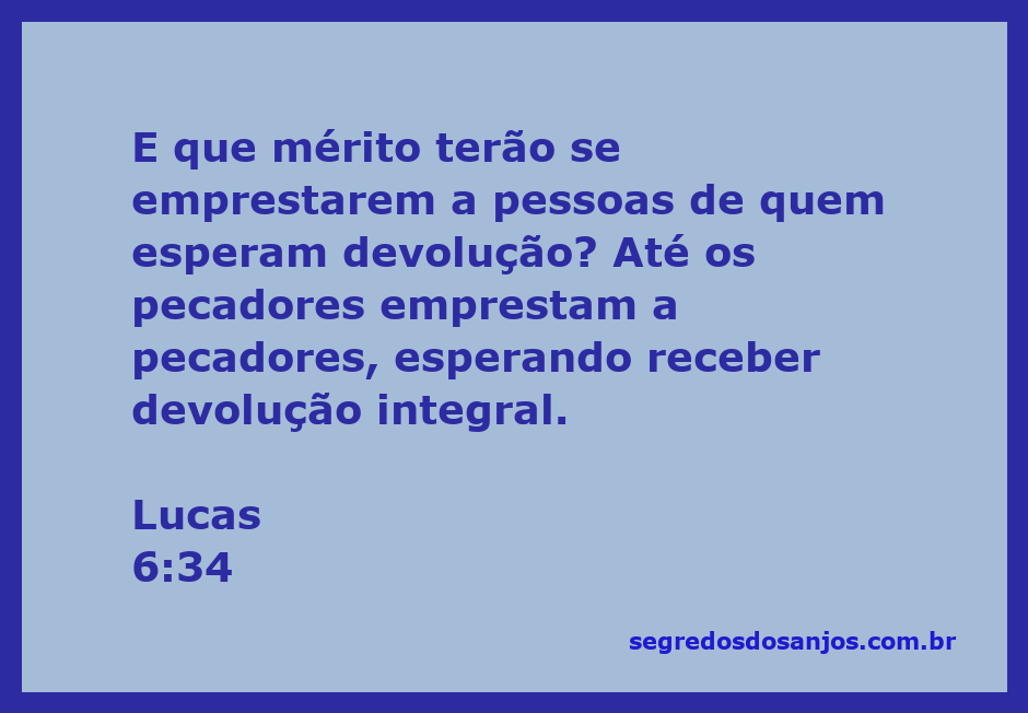 Imagem representativa do versículo Lucas 6:34, que destaca a moralidade dos empréstimos entre pessoas.