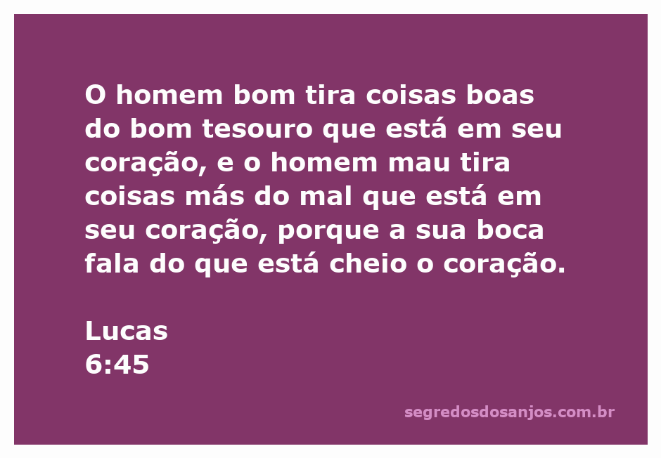 Imagem representativa de Lucas 6:45, mostrando a diferença entre o homem bom e o homem mau, simbolizando o que cada um extrai de seu coração.