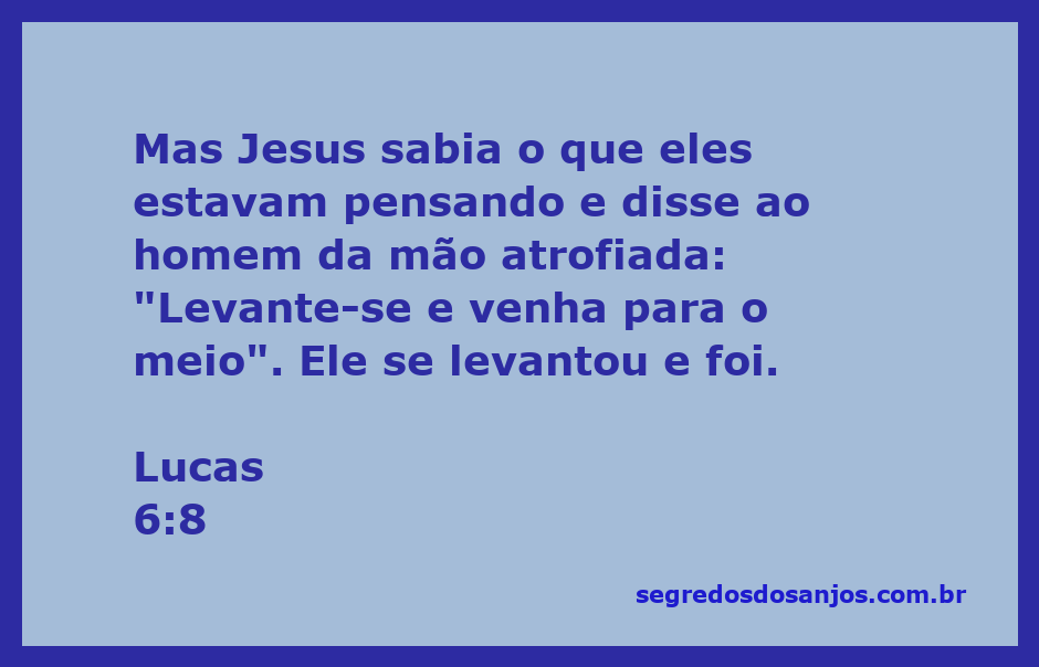 Jesus chama o homem da mão atrofiada para se levantar e se aproximar.