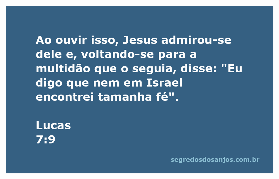 Jesus admirado pela fé de um centurião, rodeado por uma multidão.
