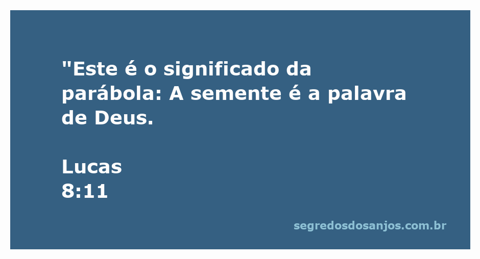 Imagem ilustrativa da parábola da semente representando a palavra de Deus.